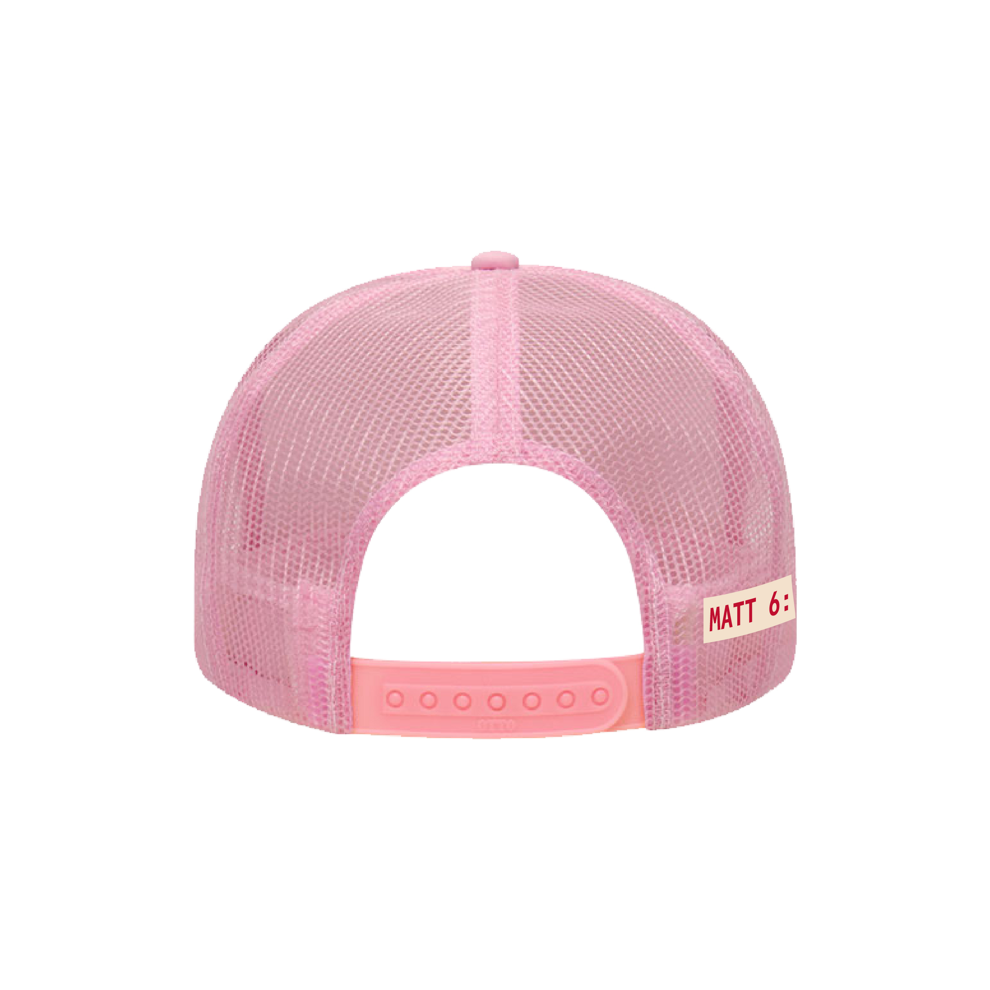 Seek Smiley Trucker Hat [Soft Pink]
