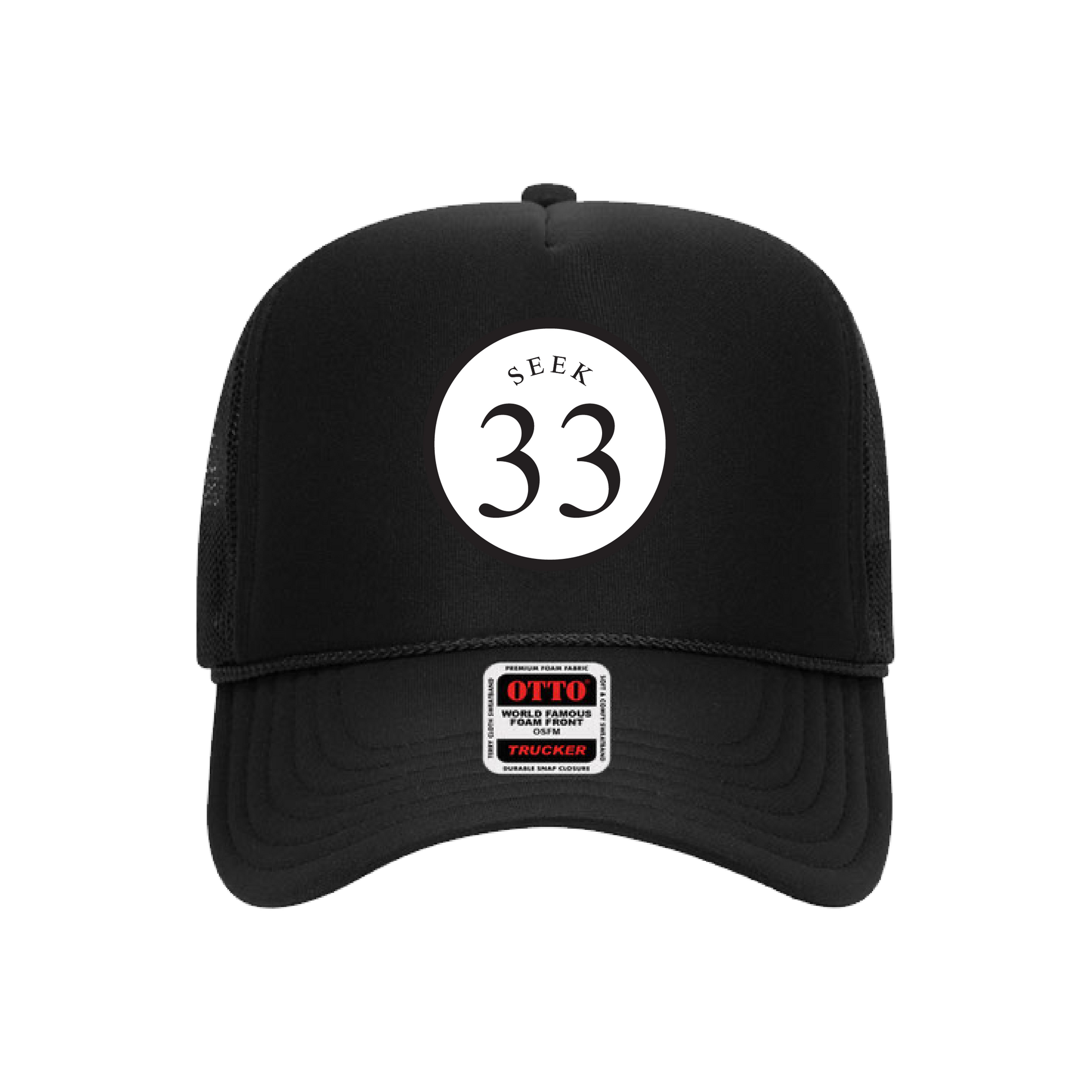 Seek 33 Iconic Trucker Hat [Black]