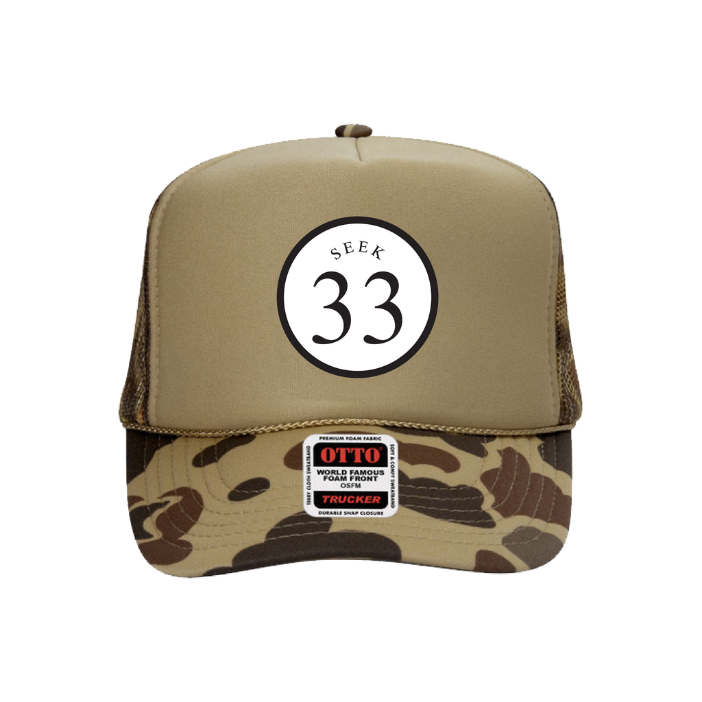Seek 33 Iconic Trucker Hat [Camo]
