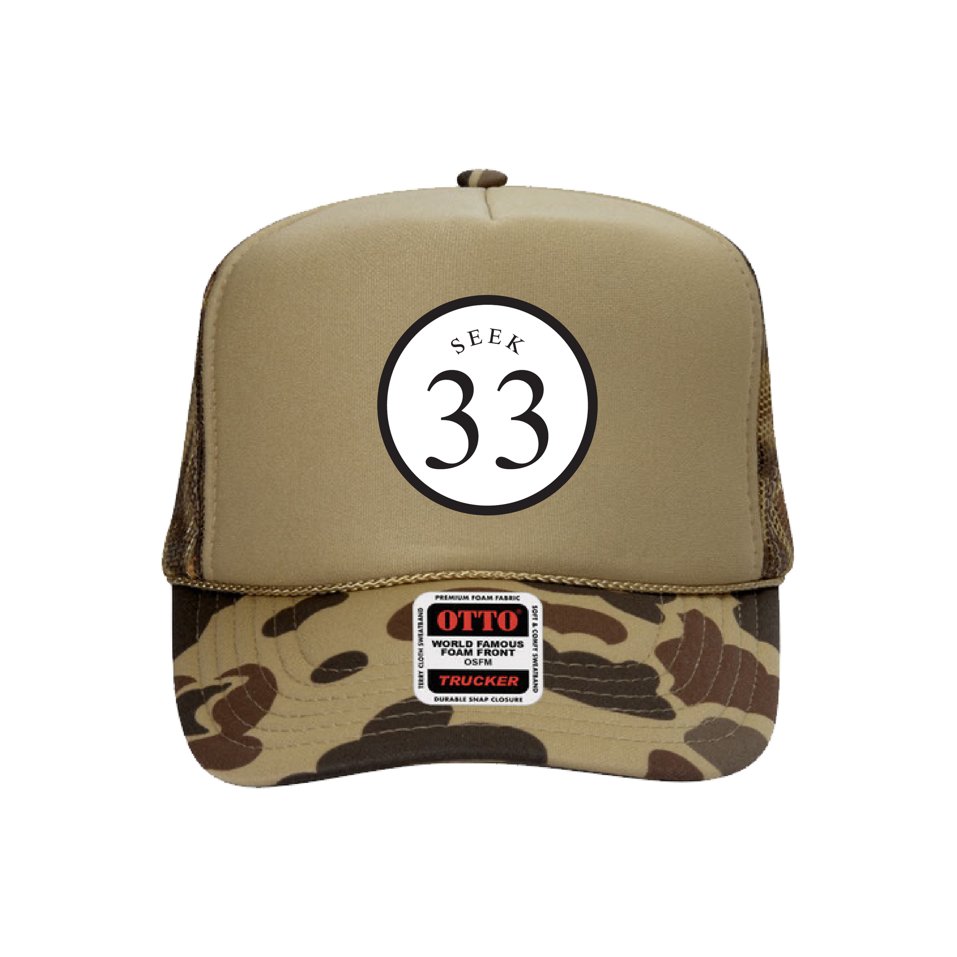 Seek 33 Iconic Trucker Hat [Camo]