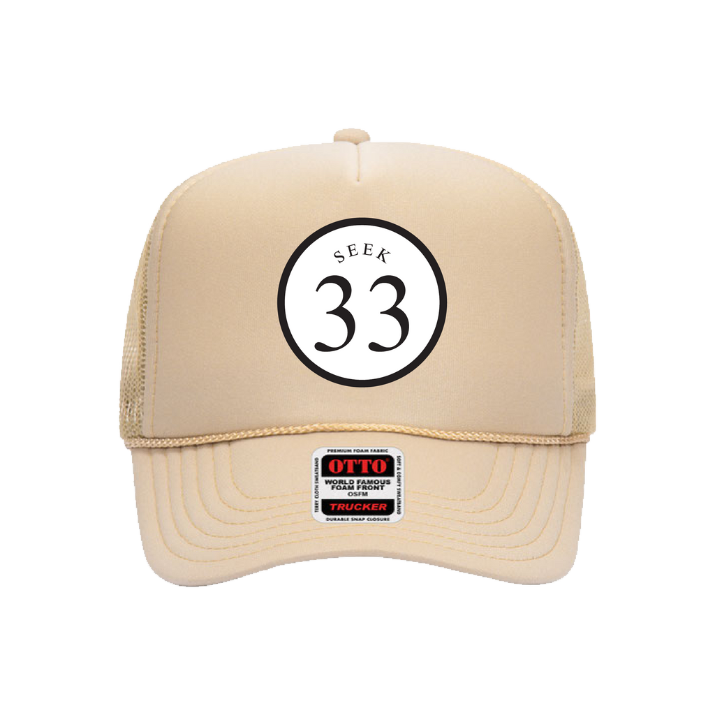 Seek 33 Iconic Trucker Hat [Ivory]
