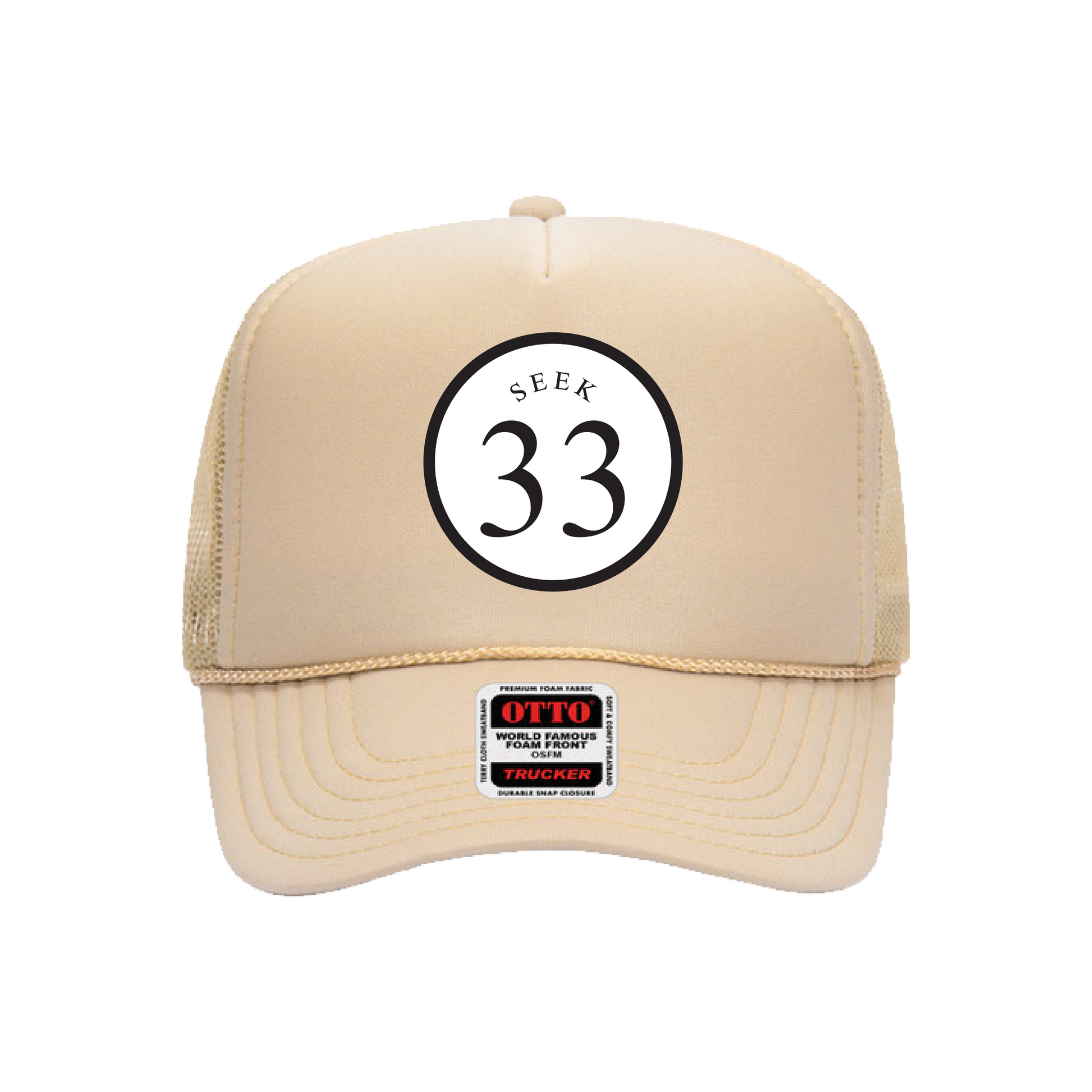 Seek 33 Iconic Trucker Hat [Ivory]
