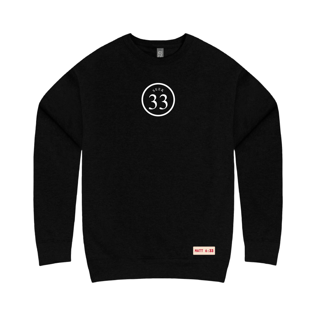 Crew Neck Sweatshirt [Black]