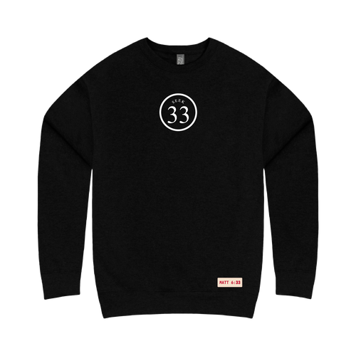 Crew Neck Sweatshirt [Black]