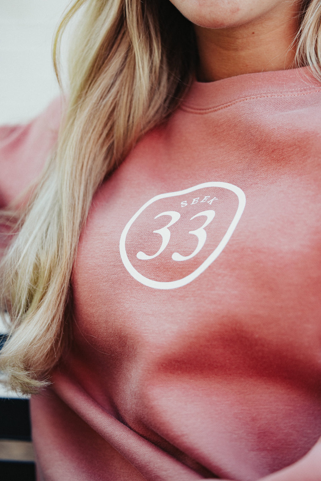 Crew Neck Sweatshirt [Dusty Rose]