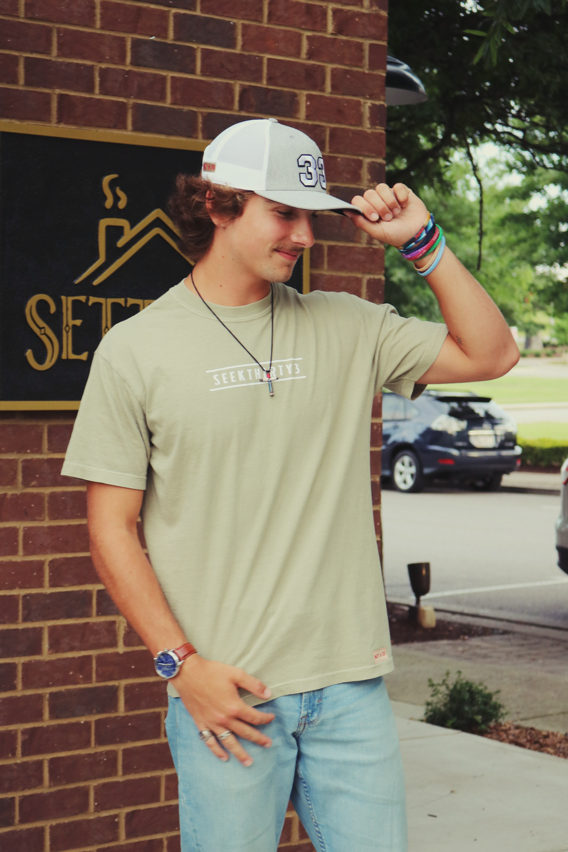 SEEKTHIRTY3 Classic Tee [Khaki]