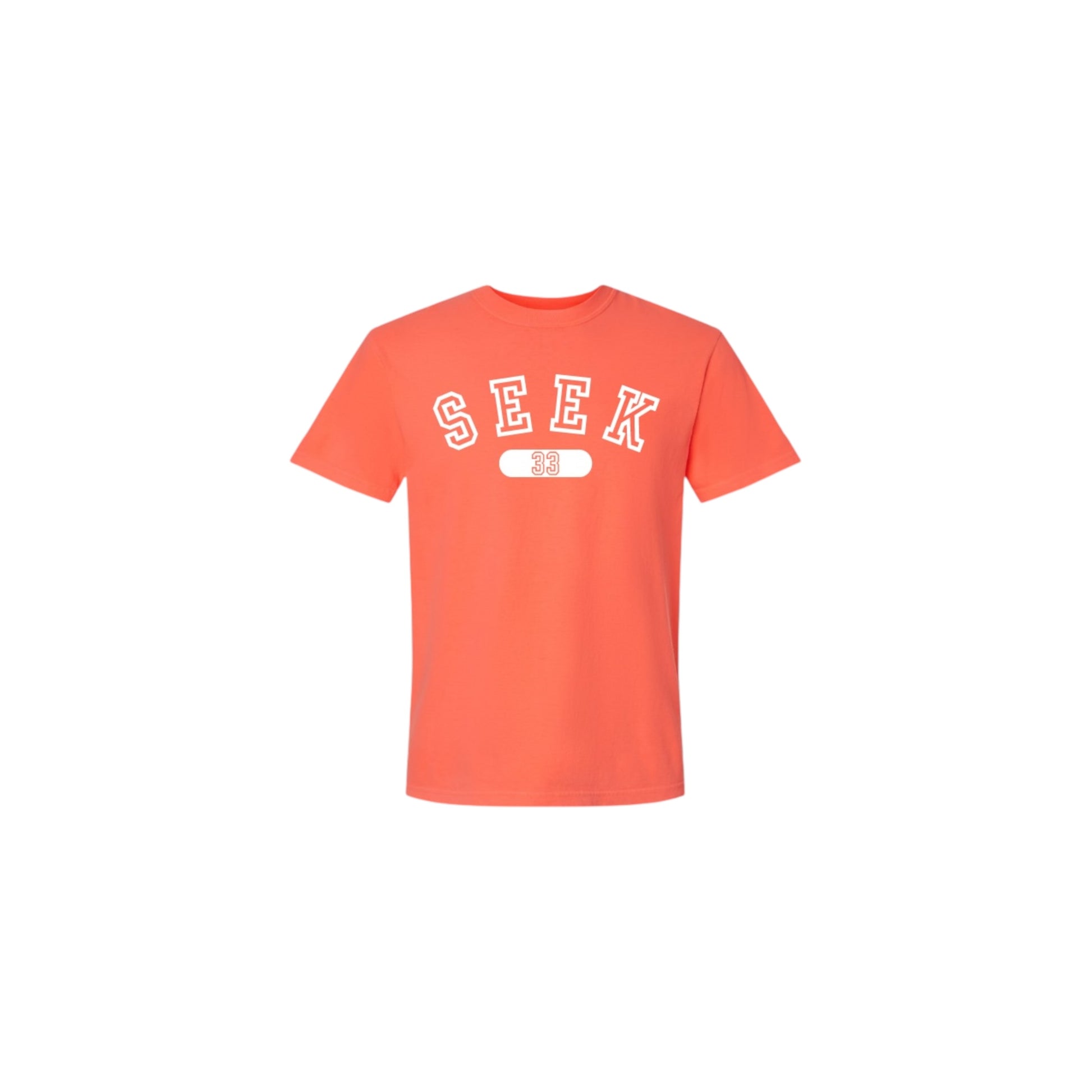 SeekThirty3 Varsity Tee [Neon Red Orange]