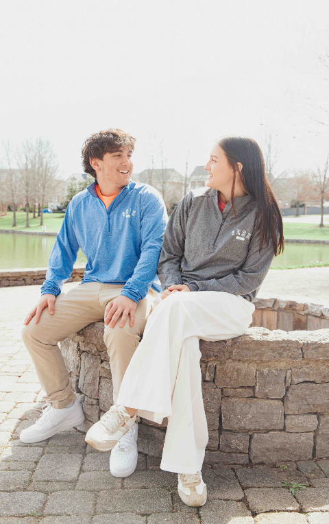 SEEK Varsity 1/2 Zip [Charcoal Heather]