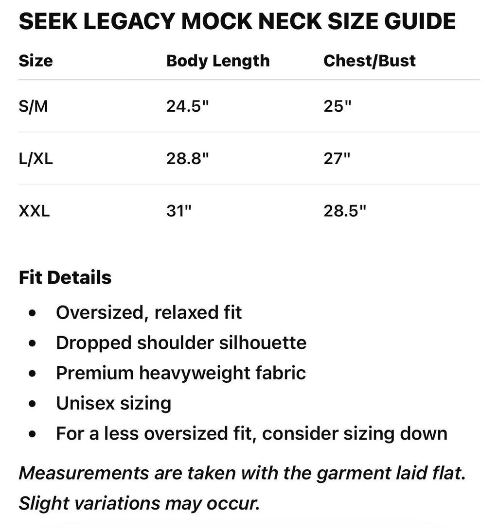 Legacy Original SEEK Mockneck [Sea Of Galilee]